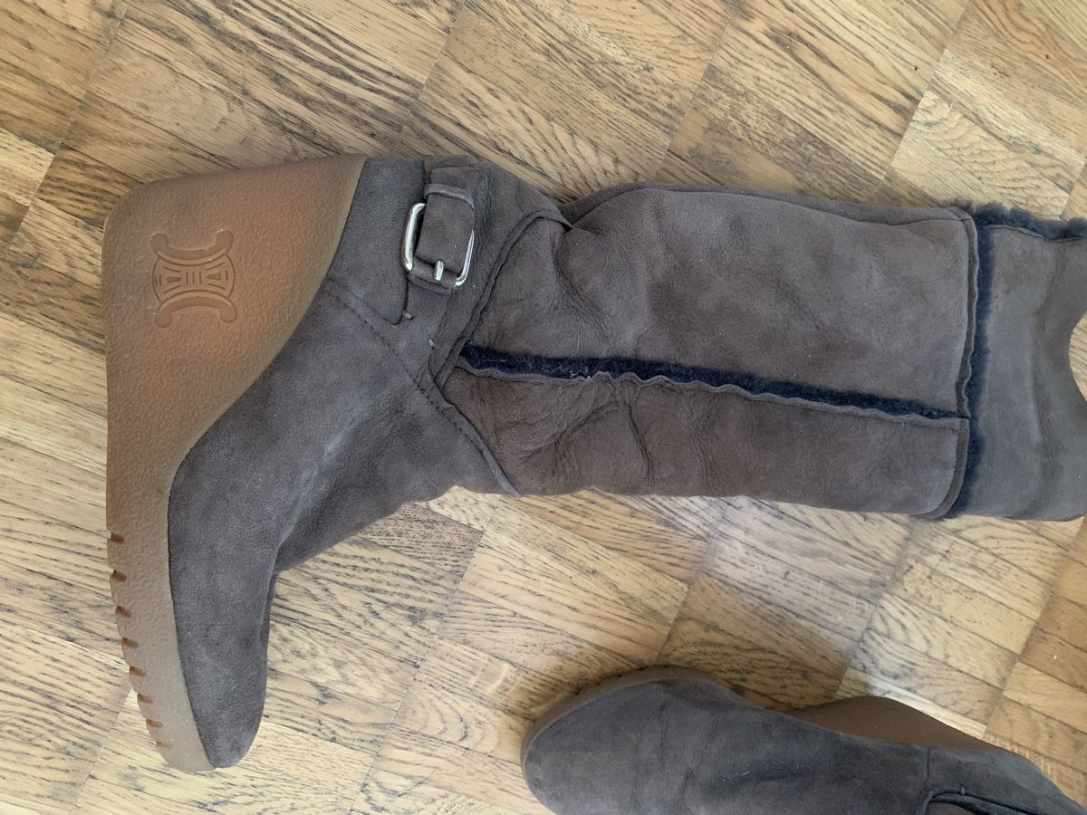 Damenschuhe: Celine lammfell leder stiefel – Gebraucht aus Zürich von Nikuska32 3