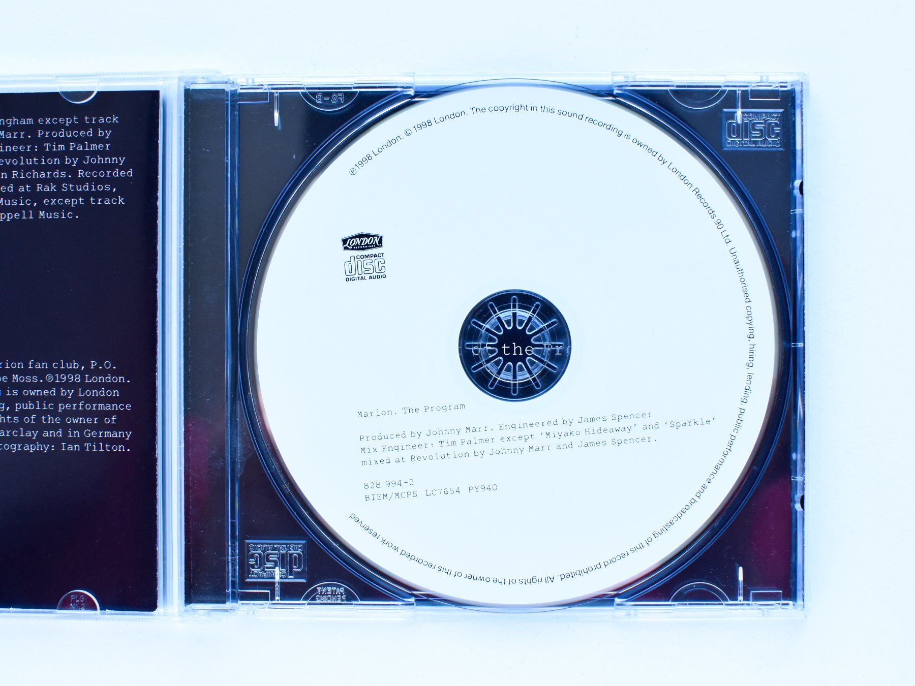 CDs: Marion - The Program – Gebraucht aus Belmont-sur-Yverdon von ag97 1