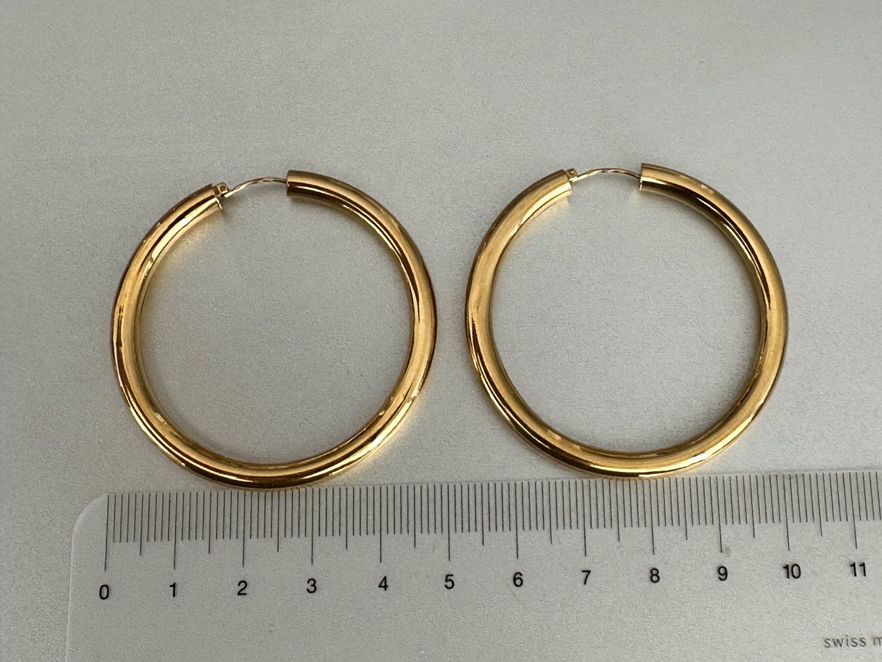 Orecchini pendenti & Orecchini a lobo: Vintage 18K Gold Ohrringe – Usato da Onex venduto da Antiqueshow