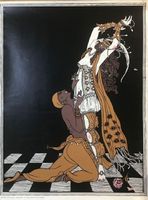 Georges BARBIER (1882-1932) Grosse Serigraphie