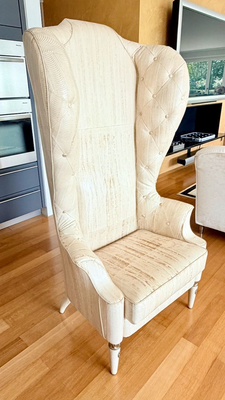 Sessel: Visionnaire Alice Ohrensessel Aalleder IPE Cavalli 165cm – Gebraucht aus Zürich von sr.zurich