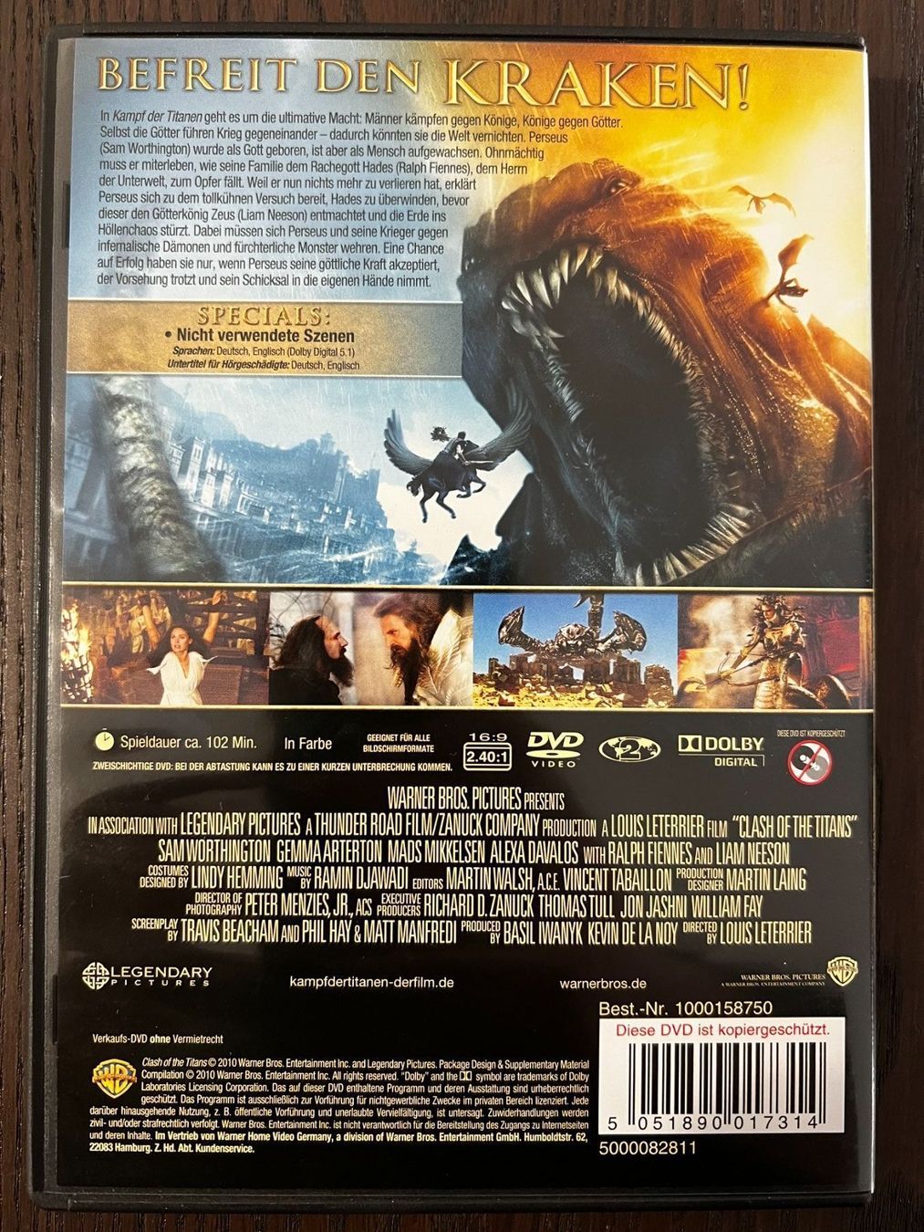 Tutti i DVDs: Kampf der Titanen – Usato da Zürich venduto da FilmFreunde 1
