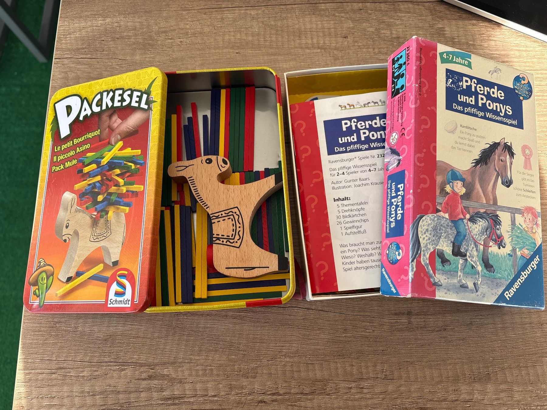 Spiele: 2 Spiele Pferde & Ponys/ Packesel – Gebraucht aus Schübelbach von S1CH 1