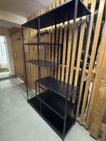 Regal Metall schwarz mit 6 Tablaren von Möbel Pfister 