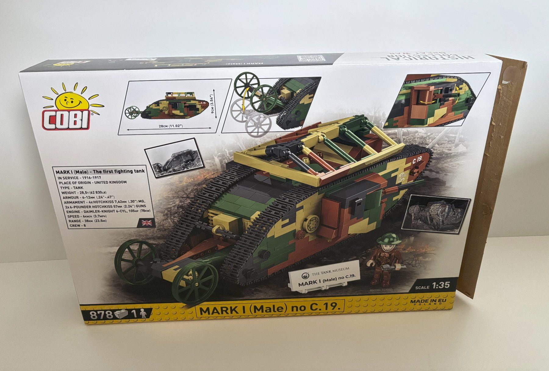 Cobi Kit di costruzioni: Cobi MARK 1 (Male) no C.19. – Nuovo (secondo la descrizione) da Estavayer-le-Lac venduto da Lor_tjg5 7