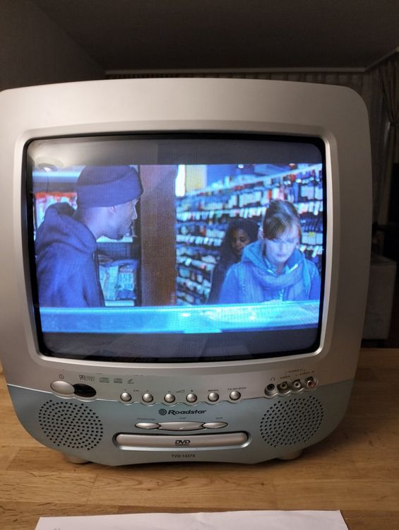 Ancienne Télé Thomson Zoé Des Années 90 En Panne – Modèle Starck Pour Pièces Détachées