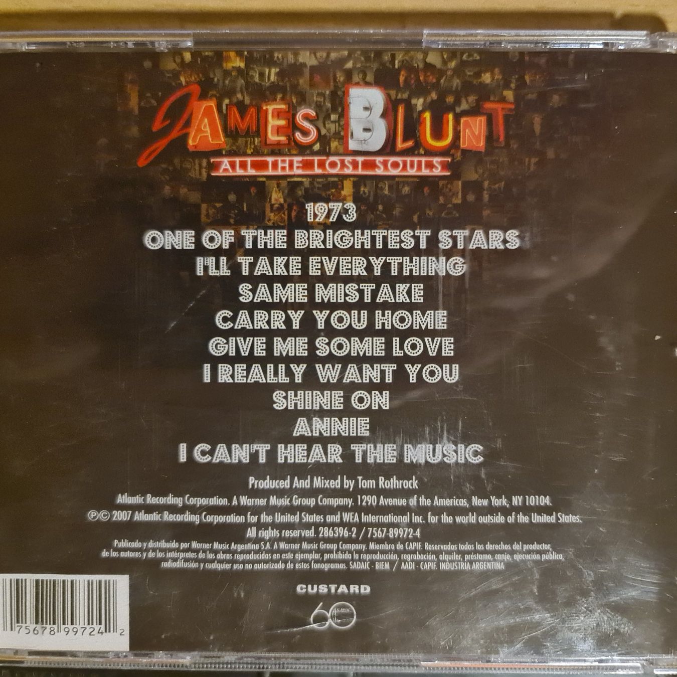CD: James Blunt - all the last souls CD – Usato da Dintikon venduto da Vexi 1