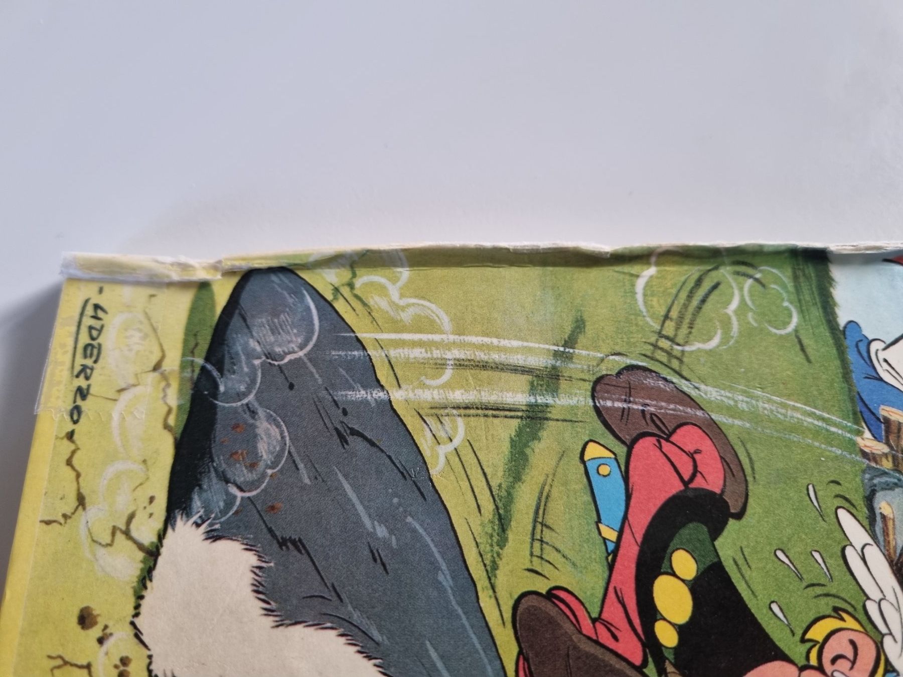 Fumetti: BD Astérix Le Combat des Chefs, 1966, couverture abîmée. – Difettoso da Echandens venduto da Dicot 4