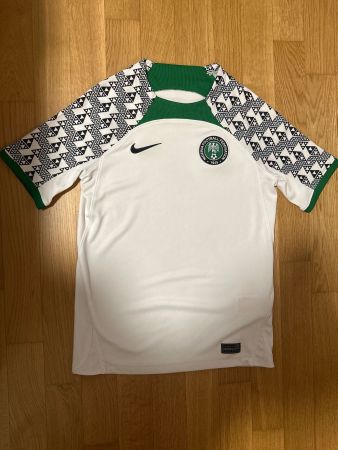Maillot extérieur Nigeria Nike blanc taille 147-158