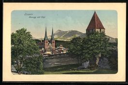 AK Luzern, Musegg mit Rigi