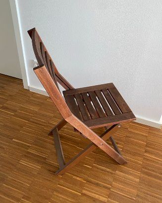 Ikea Sedie: 4x IKEA ÄPPLARÖ Klappstühle aus Holz – Usato da Affoltern am Albis venduto da Stefanie_89 1