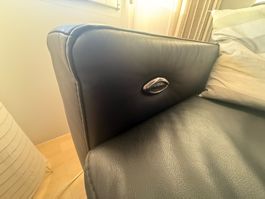 Teilelektrisches Leder-Sofa