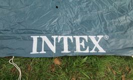 Poolabdeckplane Intex blau rechteckig 2x4m.