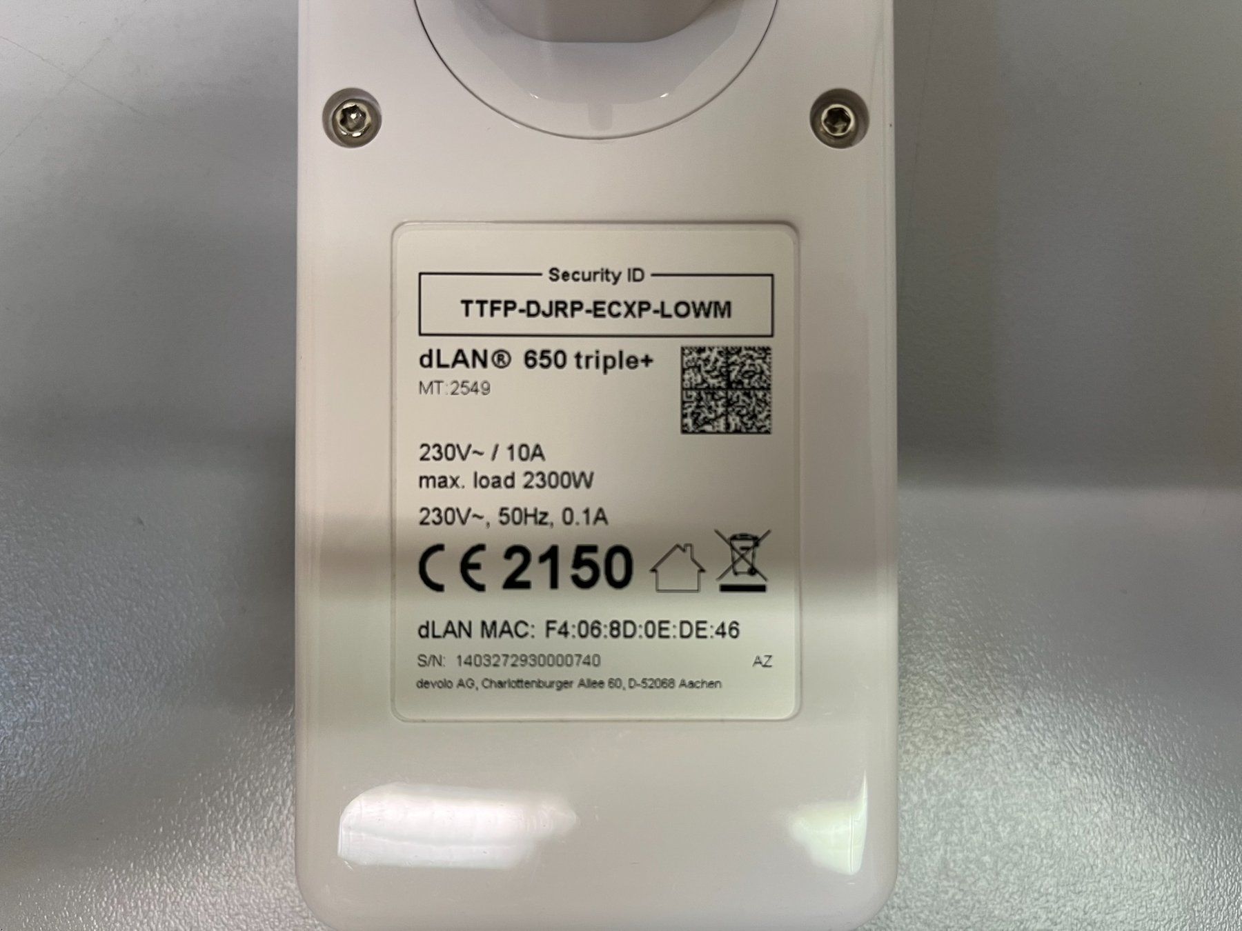 Devolo Laufwerke & Adapter: Devolo dLAN 650 triple+ – Gebraucht aus Hochdorf von av-electronics 3