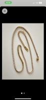 18K vergoldete Tennis Kette