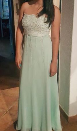 ✨ Elegantes Abendkleid in Mintgrün – Grösse 36 (S) ✨