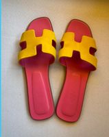 Hermès Oran Sandalen Gr. 42, Farbe gelb