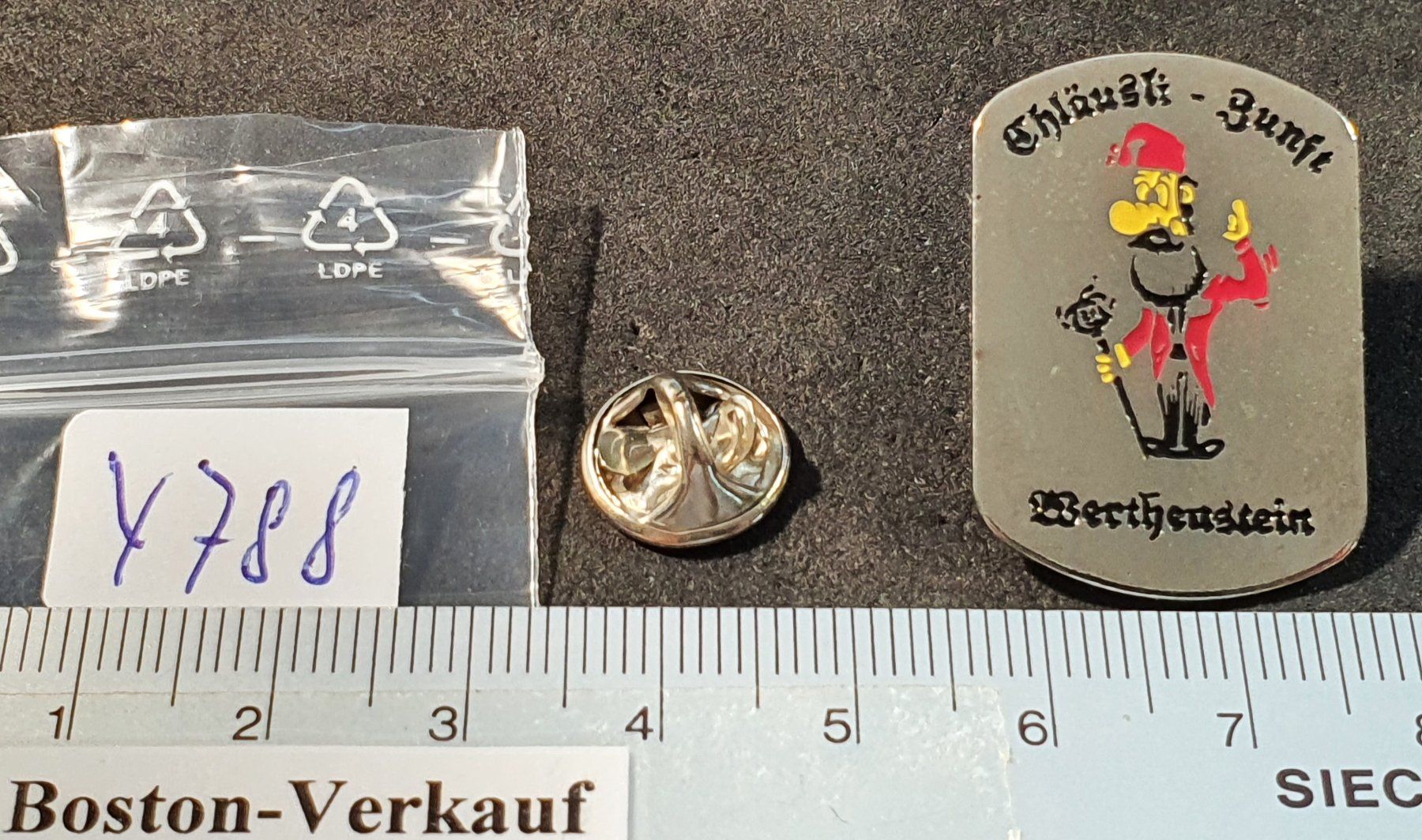 Plaketten & Abzeichen: Y788 - Pin Chläusli Zunft Werthenstein – Gebraucht aus Reinach BL von Boston-Verkauf 1