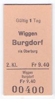 Billette Wiggen - Burgdorf via Oberburg