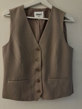 ONLY Weste Taupe Grösse 38 