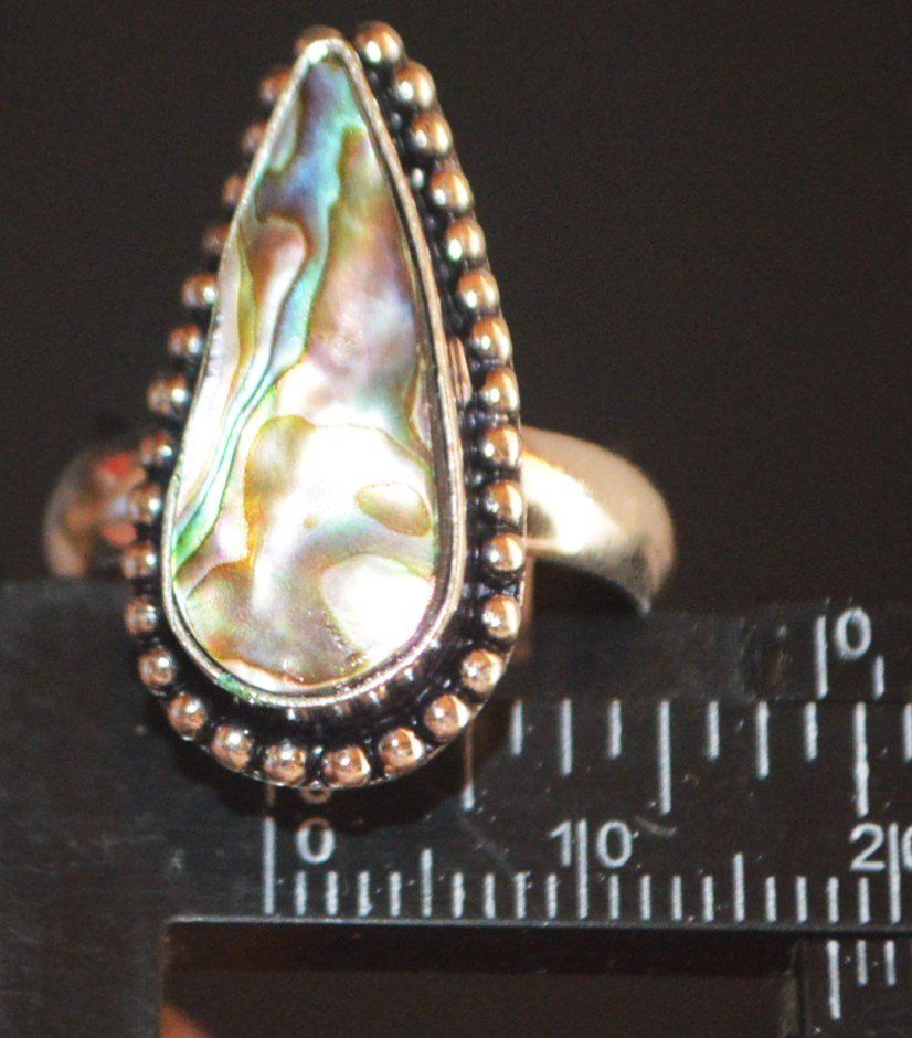 Anelli: Ring L-3740 – Abalone - Innendurchmesser 18 mm – Nuovo e nell'imballaggio originale da Goldiwil (Thun) venduto da han_v5b7 7