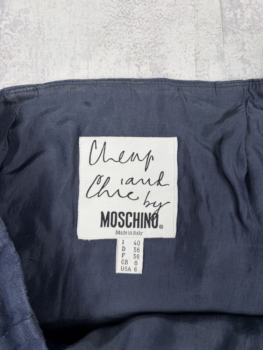 Moschino Gonne: Jupe Vintage Moschino Cheap and Chic Patchwork Lin Rare - S – Nuovo (secondo la descrizione) da Hauterive NE venduto da Leo_o 2