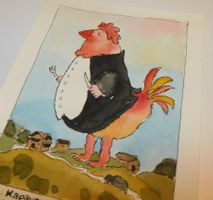 Neue Fundschätze Kunst Röbi Wyss original Zeichnung  Unikat