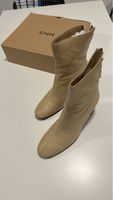 Stiefeletten Leder beige MNG Grösse 40 gebraucht.