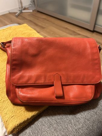 Sac bandoulière Kipling Orange en cuir