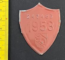 BE 1953 Kanton Bern, / 247483 /Velonummer
