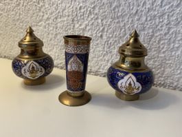 Cloisonne Räucherstäbchen Halter 3er Set