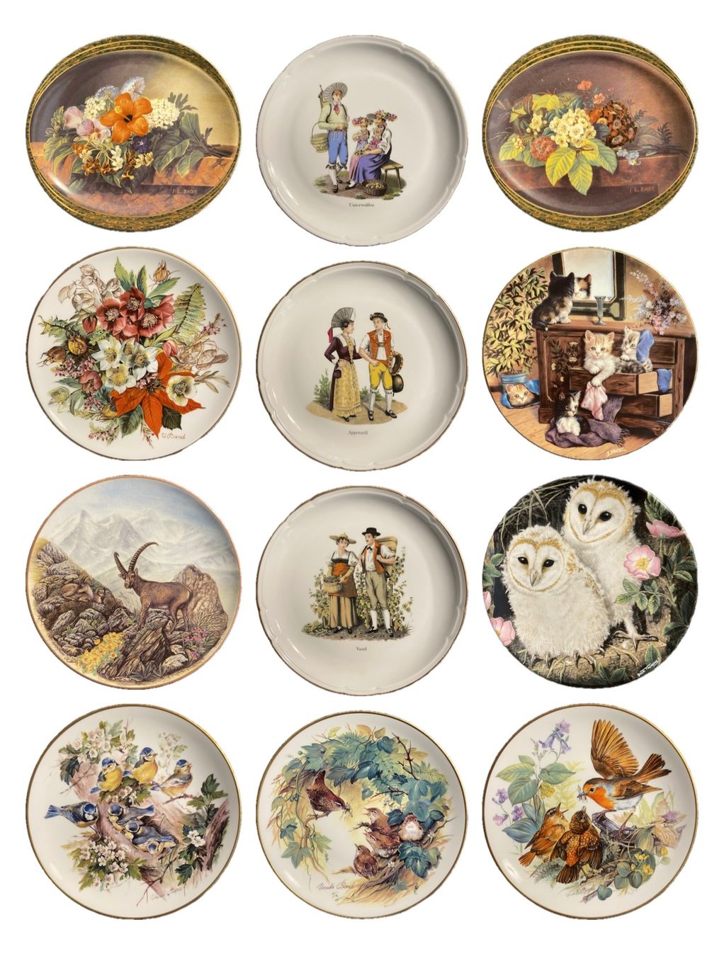 Piatti: Wunderschöne Wandteller-Sammlung, 120 Teller, Top! – Usato da Urdorf venduto da Uluka 1