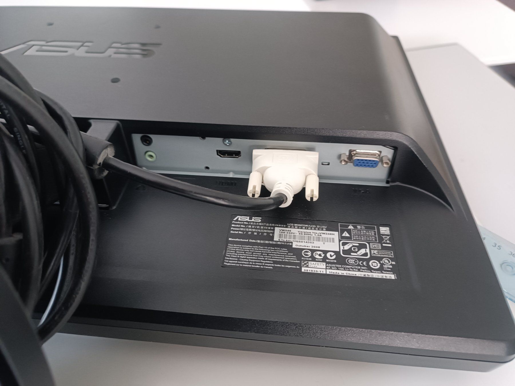 Asus Monitor: ASUS Bildschirm – Usato da Freidorf TG venduto da Daniel74 1