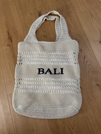 Häkel-Tasche BALI beige 