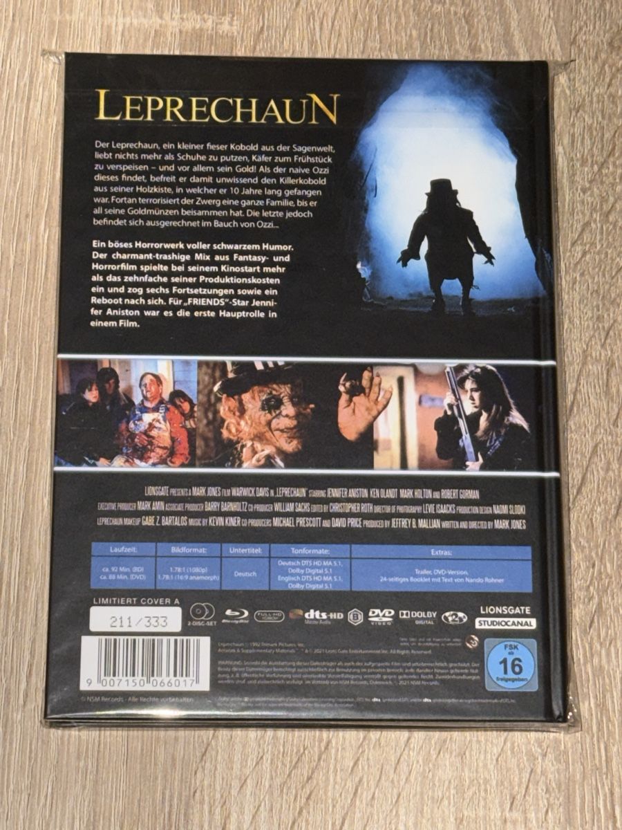 Tutti i DVDs: Leprechaun - Mediabook - wie neu – Nuovo (secondo la descrizione) da Stein am Rhein venduto da ricks0r 1
