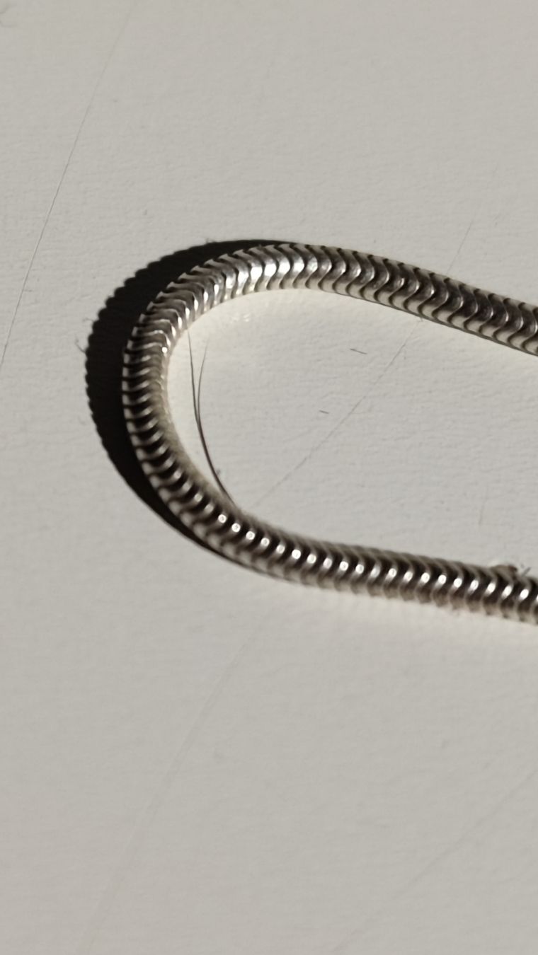 Catenine: Feine Silberkette 925, Schlangenkette, – Usato da La Tour de Peilz venduto da Dejobokin 3