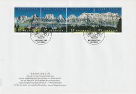 Sonderbrief «Churfirsten» 2017 auf FDC, Kat. 12.- Fr.