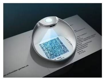 Crealogix Scanner: Crealogix PayEye QR Code Reader mit Dockingstation – Gebraucht aus Hochfelden von swissice 5