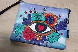 Neue sehr lässige Echtleder Tasche / Clutch von GABS