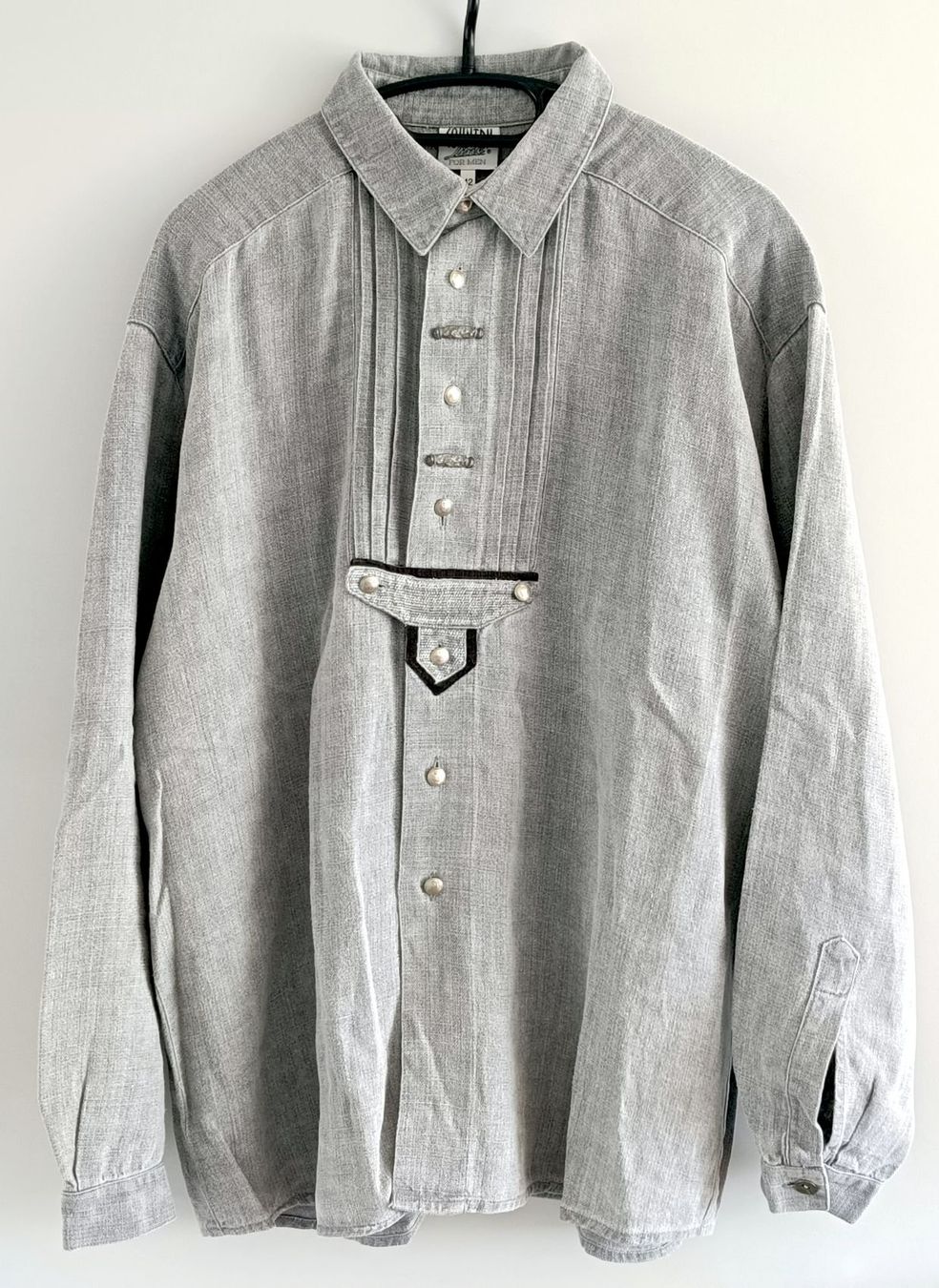 Camicie: Hemd Trachtenhemd 100% Leinen Overshirt – Usato da Teufen ZH venduto da bee50two