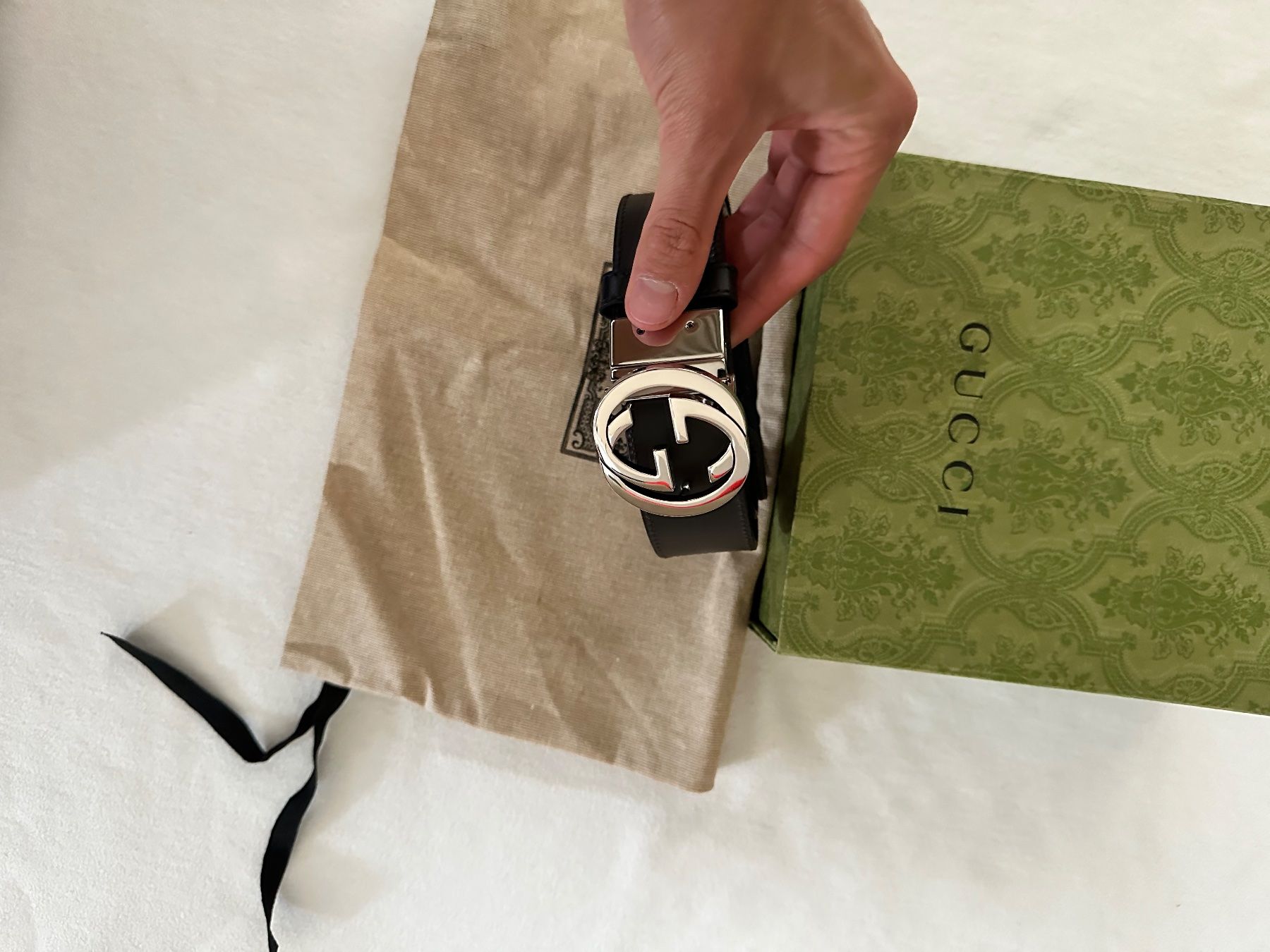 Gucci Gürtel: Ceinture Gucci signature – Neu und originalverpackt aus Genève von rom_56hd 1