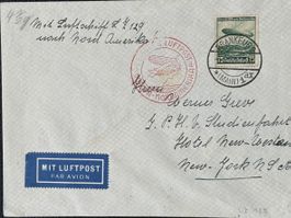 Zeppelinbrief 1936 LZ 129 Hindenburg