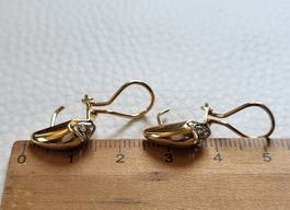 750 Gold Ohrstecker Mit Steine