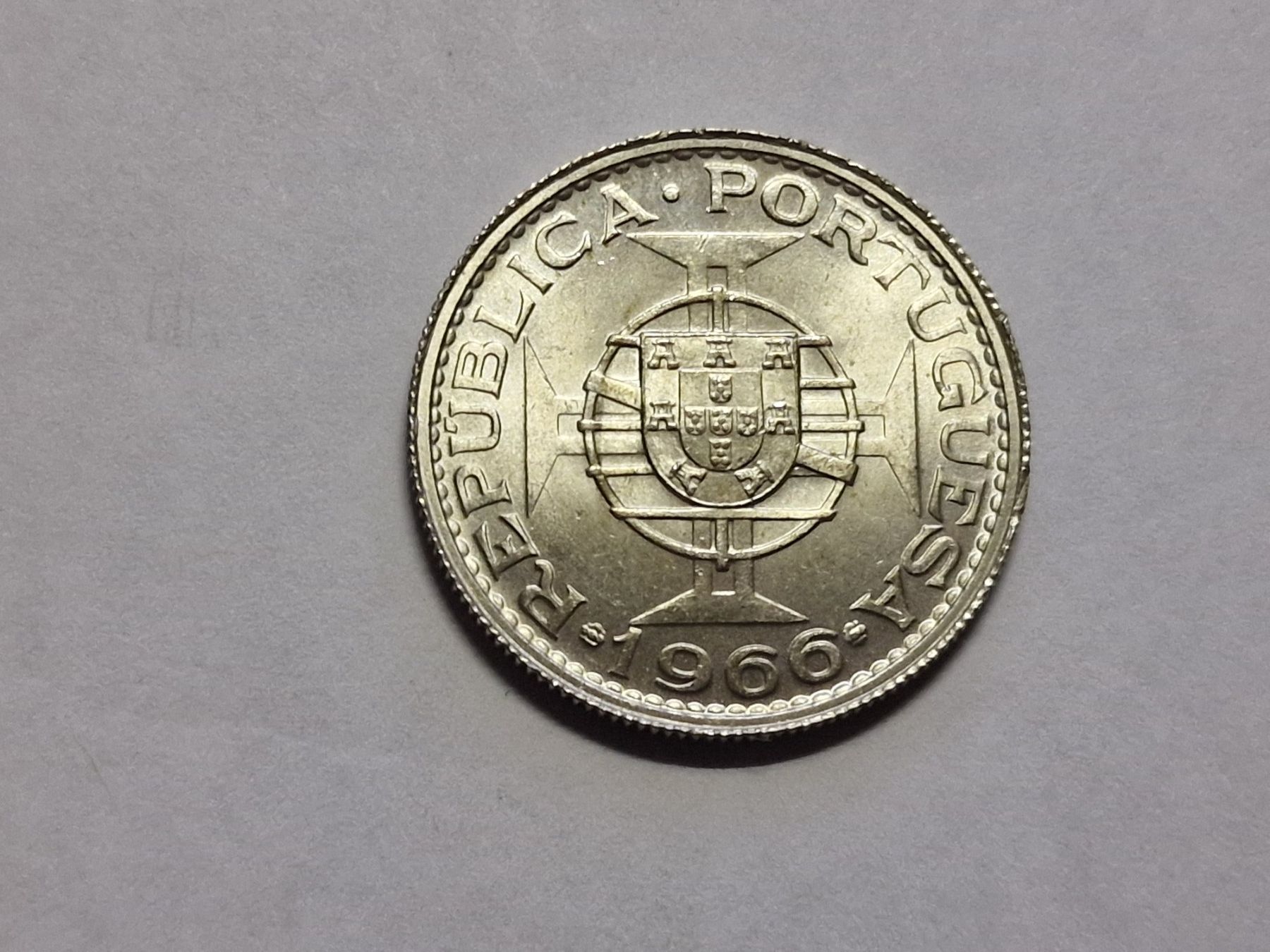 Tutti le monete: Moçambique 5 escudos 1966 silber. – Nuovo (secondo la descrizione) da Zürich venduto da Moreira01 2