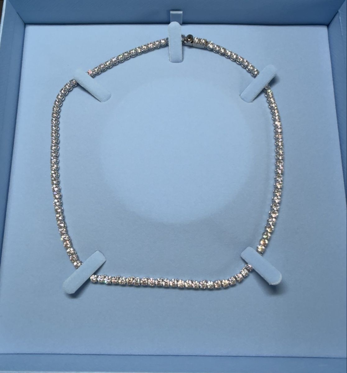 Swarovski Catenine: Swarovski Matrix Tennis Halskette  – Nuovo e nell'imballaggio originale da Gränichen venduto da Chanelsusi 1