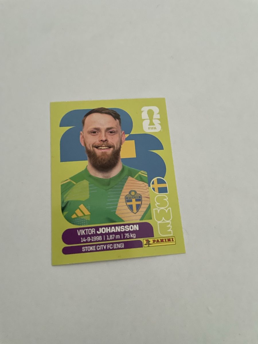 Panini Cartes à collectionner: FIFA WM 2026 Viktor Johansson SWE 2 – Neuf (Voir description) à Winterthur par Cobraforce