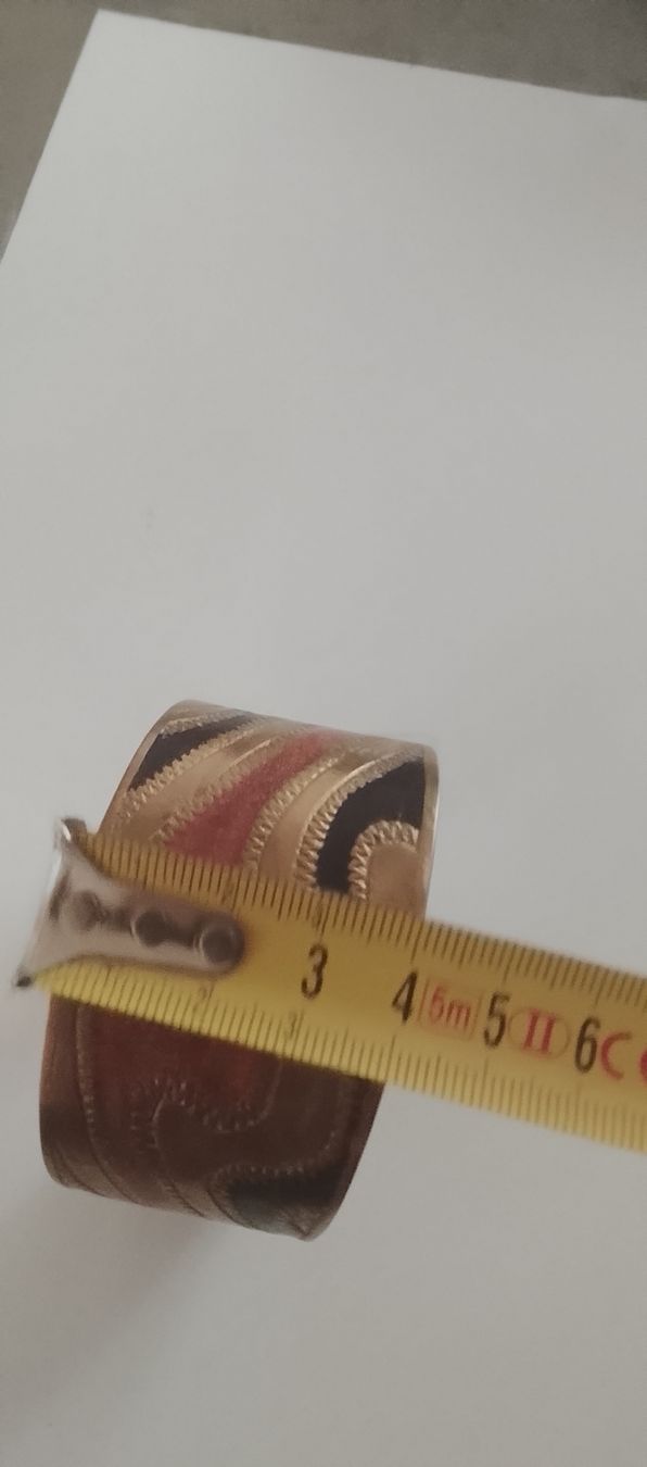 Bracciali & Braccialetti: Armreif Messing farbig gemustert Breite 5cm – Usato da Oberriet SG venduto da snj_bjb7 2