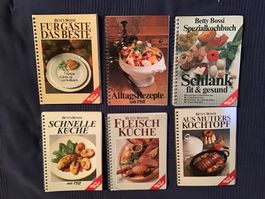 Betty Bossi Kochbücher, 6 Stück, top Zustand, günstig!