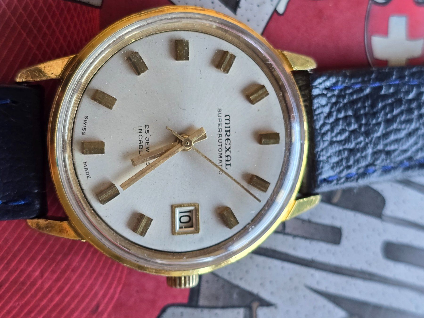 Mirexal Uhren: 241 Mirexal Superautomatic  Date 25 Jewels – Gebraucht aus Muri AG von Corredor 1