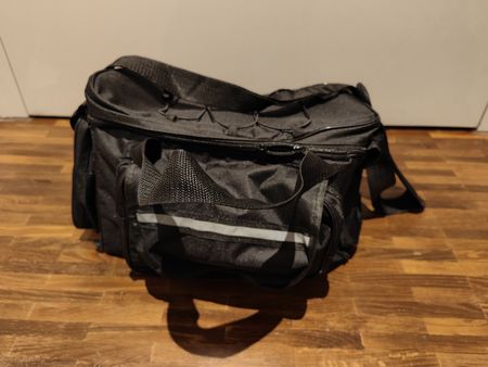 Gepäckträgertasche Sport Tasche fischertasche schwarz